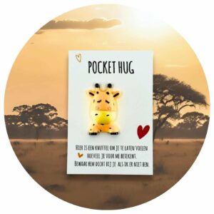 Pocket Hug knuffelgiraf