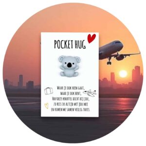 Pocket Hug koala: een reismaatje